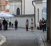 Malda prie Au&scaron;ros Vartų