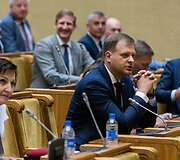 Opozicijos protestas: valdančiuosius Seimo salėje paliko dirbti vienus