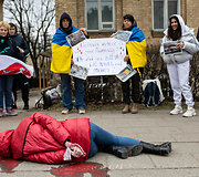 Protestas prie Vokietijos ambasados Vilniuje