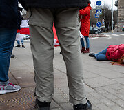 Protestas prie Vokietijos ambasados Vilniuje