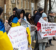 Protestas prie Vokietijos ambasados Vilniuje