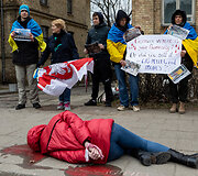 Protestas prie Vokietijos ambasados Vilniuje