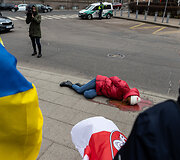 Protestas prie Vokietijos ambasados Vilniuje