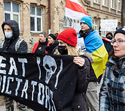 Protestas prie Vokietijos ambasados Vilniuje
