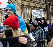 Protestas prie Vokietijos ambasados Vilniuje