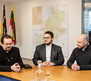 Ortodoksų Bažnyčiai priklausantys lietuvių dvasininkai susitiko su meru