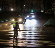 Naktinis kelių policijos reidas