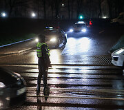 Naktinis kelių policijos reidas