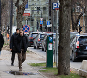 Vilniaus Algirdo gatvė rekonstrukcijos metu
