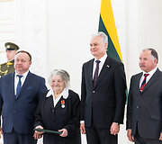 &bdquo;Už nuopelnus Lietuvai&ldquo; medalio įteikimas