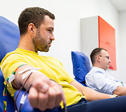 Nacionalinio kraujo centro spaudos konferencija apie naujovės kraujo donorams