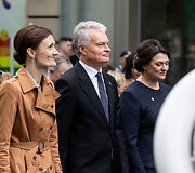 Viktorija Čmilytė-Nielsen, Gitanas Nausėda ir Diana Nausėdienė