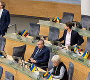 Finansų ministrė Gintarė Skaistė pristato 2023 metų valstybės biudžetą