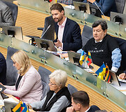 Finansų ministrė Gintarė Skaistė pristato 2023 metų valstybės biudžetą