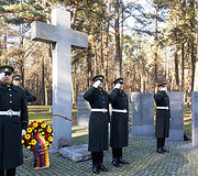 Tautų sandraugos atminimo dienos, pasaulinių karų aukų pagerbimo ir Vokietijos tautinio gedulo dienos minėjimo ceremonija