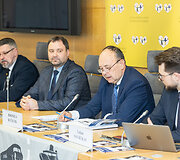 Lietuvos transporto darbuotojų profesinių sąjungų forumo spaudos konferencija