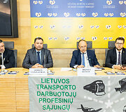 Lietuvos transporto darbuotojų profesinių sąjungų forumo spaudos konferencija