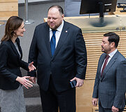 Viktorija Čmilytė-Nielsen, Ruslanas Stefančiukas