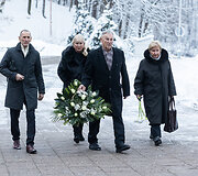Atsisveikinimas su Adolfu &Scaron;leževičiumi