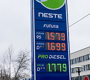 Kuro kainos &bdquo;Neste&ldquo; degalinėje