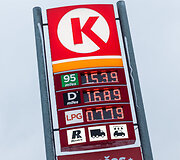 Kuro kainos &bdquo;Circle K&ldquo; degalinėje