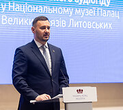 Valdovų rūmų muziejaus parengto audiogido ukrainiečių kalba pristatymas