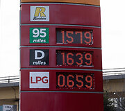 Degalų kainos Circle K degalinėje