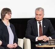 Lietuvi&scaron;kos &bdquo;Au&scaron;ros&ldquo; i&scaron;leidimo pristatymas Knygų mugėje