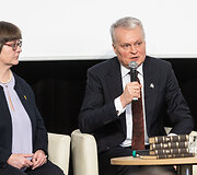 Lietuvi&scaron;kos &bdquo;Au&scaron;ros&ldquo; i&scaron;leidimo pristatymas Knygų mugėje