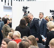 Lietuvi&scaron;kos &bdquo;Au&scaron;ros&ldquo; i&scaron;leidimo pristatymas Knygų mugėje