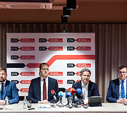 Egidijus Lazauskas, Marius Skuodis, Kęstutis &Scaron;liužas, Edvinas Kerza