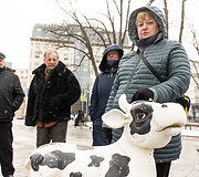 Pienininkų protestas prie Vyriausybės