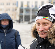 Pienininkų protestas prie Vyriausybės