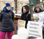 Pienininkų protestas prie Vyriausybės