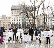 Pienininkų protestas prie Vyriausybės