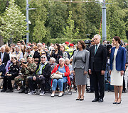Okupacijos, genocido ir sovietmečio represijų aukų pagerbimo ceremonija