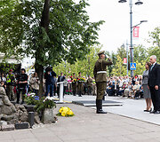 Okupacijos, genocido ir sovietmečio represijų aukų pagerbimo ceremonija