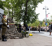 Okupacijos, genocido ir sovietmečio represijų aukų pagerbimo ceremonija