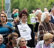Okupacijos, genocido ir sovietmečio represijų aukų pagerbimo ceremonija