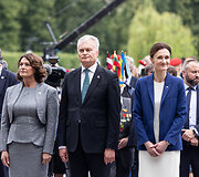 Diana Nausėdienė, Gitanas Nausėda, Viktorija Čmilytė-Nielsen
