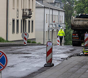 Gatvių infrastruktūros atnaujinimo darbų pristatymas