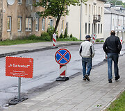 Gatvių infrastruktūros atnaujinimo darbų pristatymas