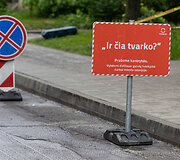 Gatvių infrastruktūros atnaujinimo darbų pristatymas