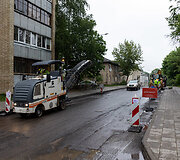 Gatvių infrastruktūros atnaujinimo darbų pristatymas