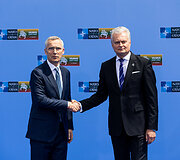 NATO vir&scaron;ūnių susitikimo akimirkos