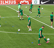Vilniaus &bdquo;Žalgirio&ldquo; treniruotė prie&scaron; rungtynes su &bdquo;Galatasaray&ldquo;