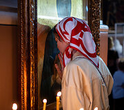 Religinė procesija aplink &Scaron;v. Dvasios vienuolyną