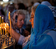 Religinė procesija aplink &Scaron;v. Dvasios vienuolyną