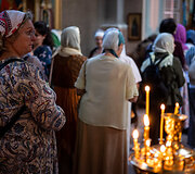 Religinė procesija aplink &Scaron;v. Dvasios vienuolyną