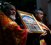 Religinė procesija aplink &Scaron;v. Dvasios vienuolyną